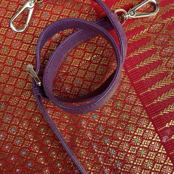 MCM Purple Satchel Bag - Picture 6 of 8
